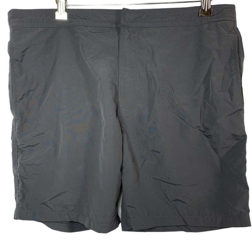 Etiqueta Negra Dark Grey Nylon Shorts Large‎